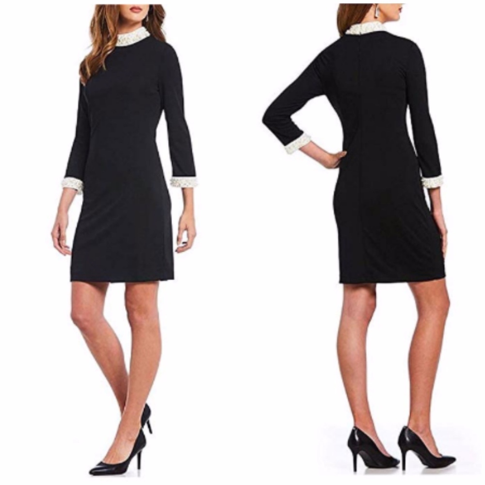 NEW KARL LAGERFELD PARIS Black Sheath Dress